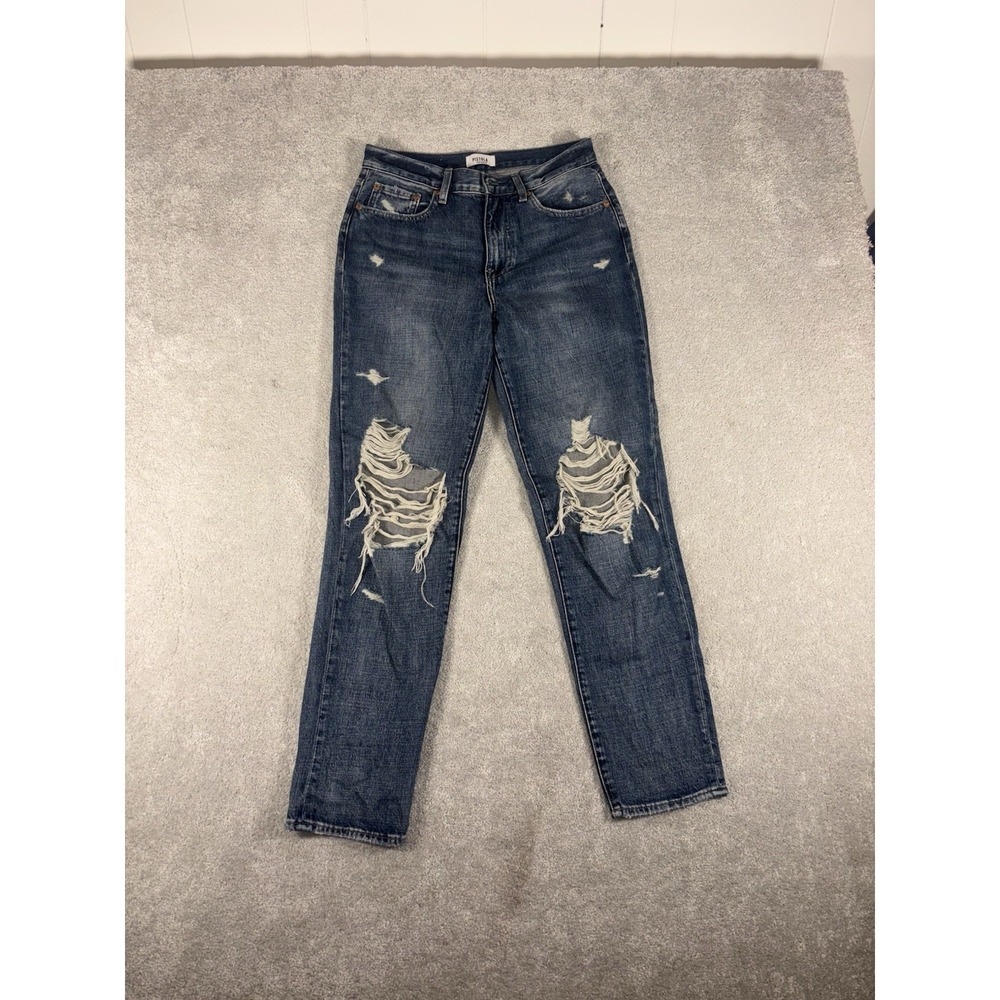 Pistola Presley High Rise‎ Relaxed Roller Jeans In Eternal Destructed 27